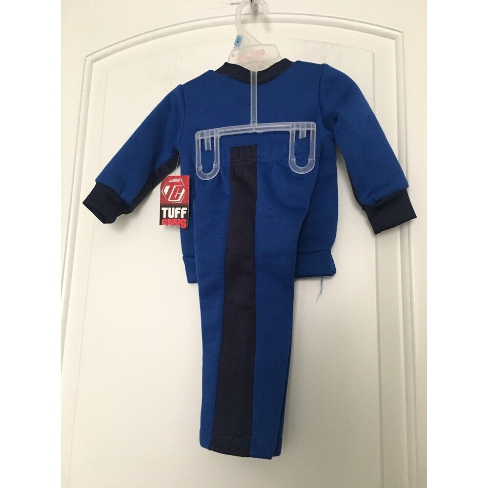 2Pcs Tuff Guys Baby Boys Jogging Suit Outfit Hoodie Pants Size 3/6 Months - Picture 4 of 4